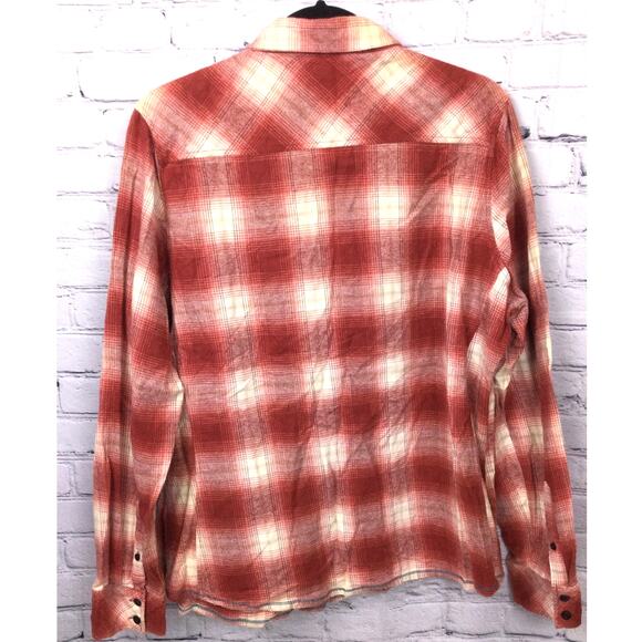 C.E. Schmidt Workwear Fit for her Plaid Button Down Casual Skater Flannel XL - Picture 2 of 11